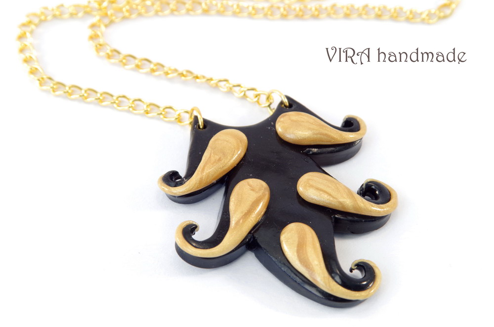 Moustache Inspired Necklace